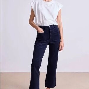 Apiece Apart Slim Marston Corduroy Pant navy
